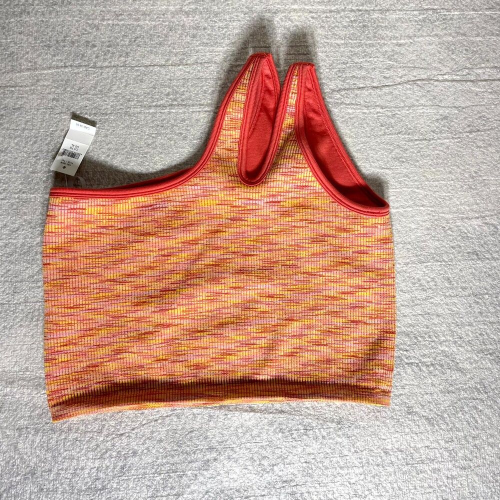 NWT aerie OFFLINE By Seamless One Shoulder Longline Sports Bra Ladies Size XL